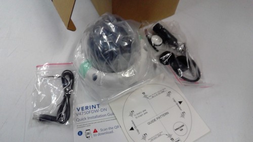 Telecamera a cupola IP Verint 5 MP V4750 FDW-DN messa a fuoco/zoom remota 70-300-721 - Foto 8 di 12