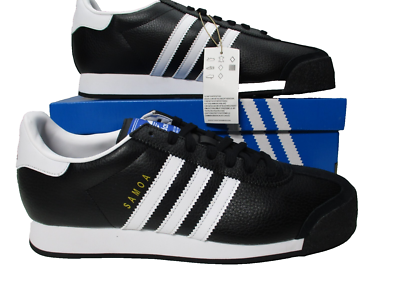 adidas gazelle silver green womens Men's adidas Samoa Shoes Triple Black IG1817 main image 1