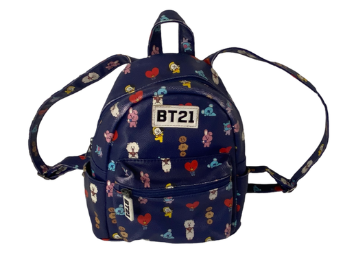 BT21 BTS K-Pop AOP backpack Mini Navy 