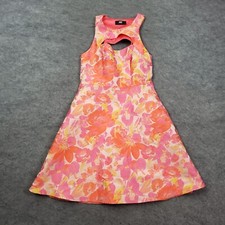 ABS Dress Womens XS Pink A-line Fit Flare Flo...