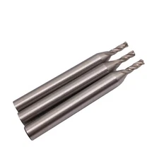 3pcs 2.5mm Four 4 Flute HSS & Aluminium End Mill Cutter CNC Bit