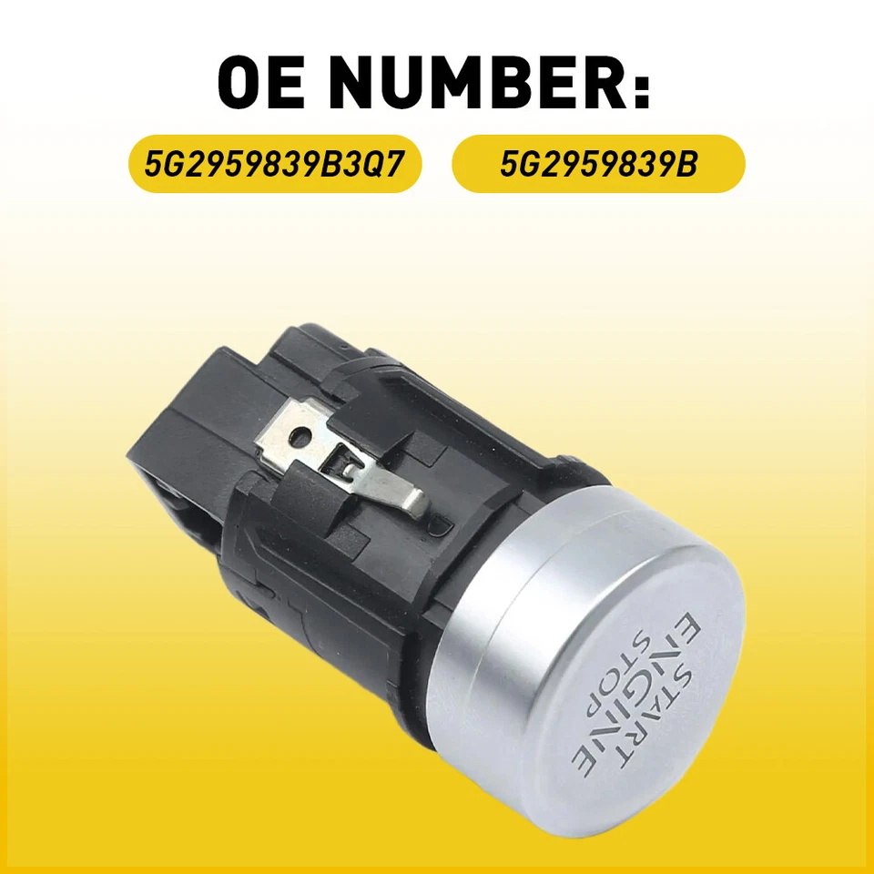 Car Engine Start/Stop Push Button For Volkswagen Golf Variant Mk7 2013 - 2020 UK - Image 3 of 4