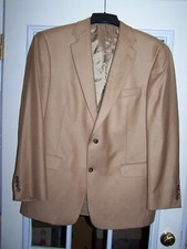 Hart Schaffner Marx Gold Trumpeter Ing Loro Piana  C. Cashmere Men Coat SZ-42R