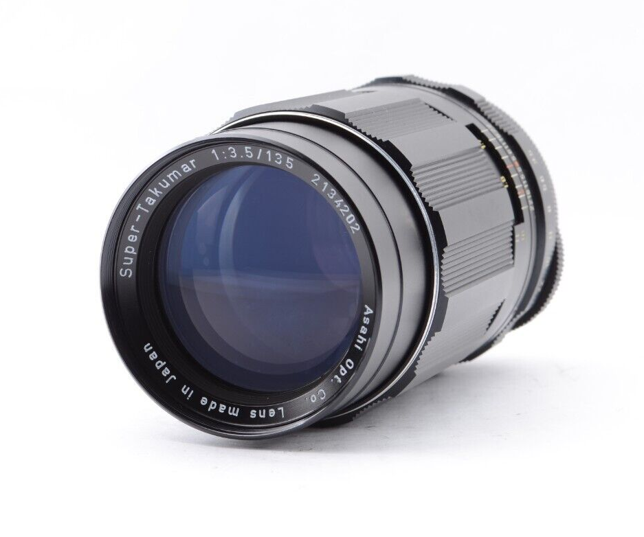 【光学美品】Pentax Super-TAKUMAR 135mm 3.5 Near Mint】Pentax Super-Takumar 135mm f/3.5 Portrait for M42