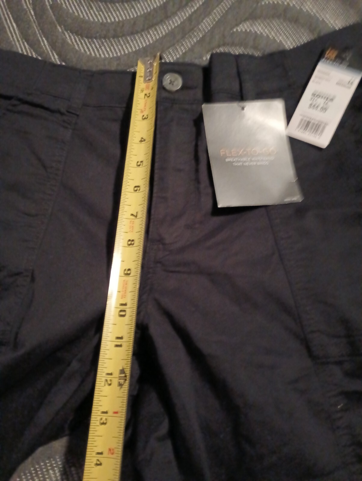 Lee Relaxed Flex To Go Skimmer Pants NWT Black Size 14 eBay