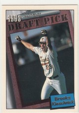 1994 Topps Brooks Kieschnick Draft Pick #205 Gold