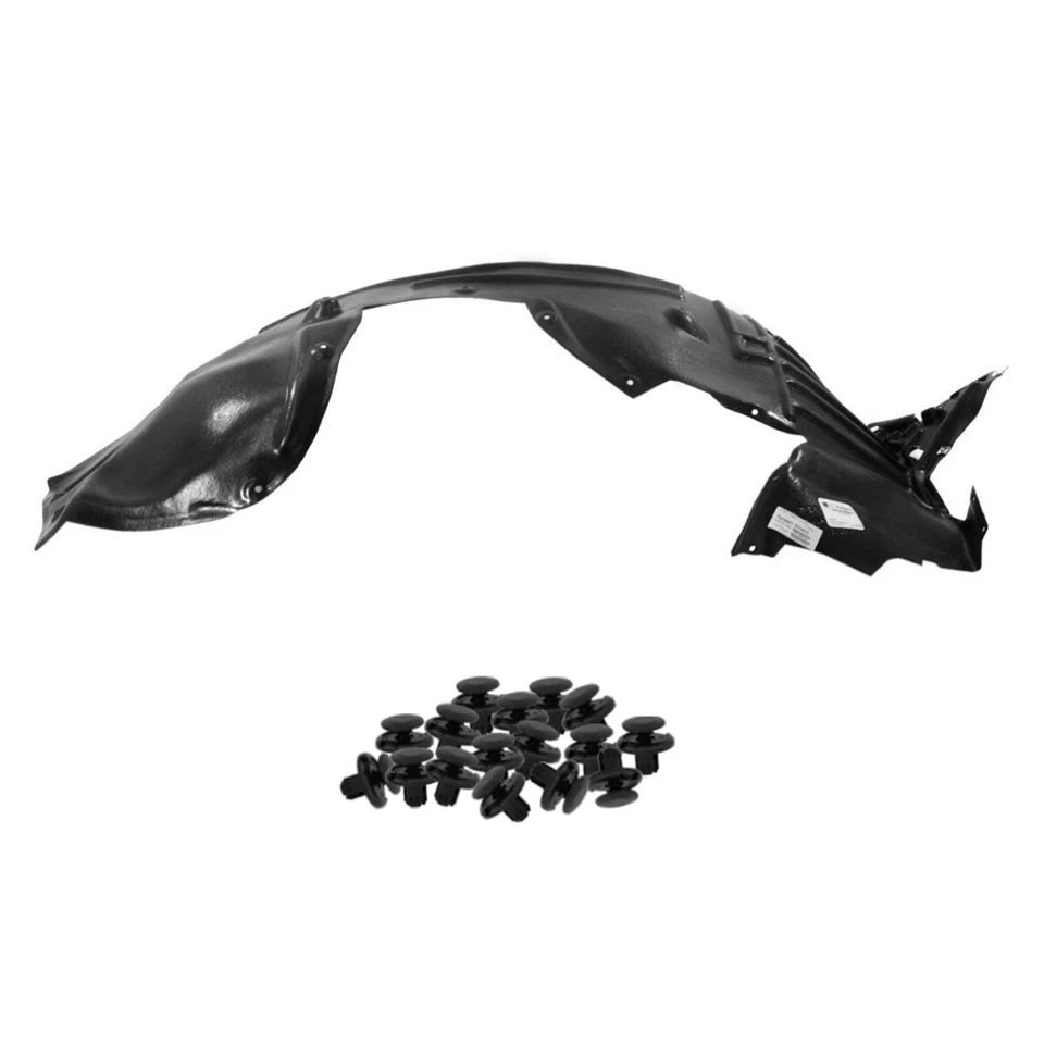 Driver Side Fender Liner w/ Clips For 2016-2021 Honda Pilot Ridgeline HO1248162 Foto 2 de 4