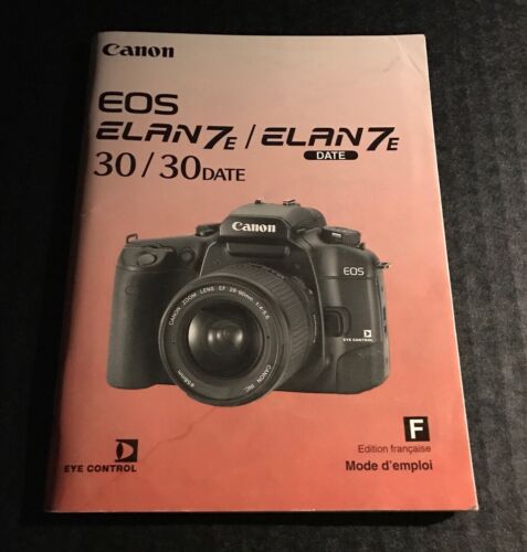 Canon EOS Elan 7E / 30 Date - User Instruction Manual - French Edition - 第 1/2 張圖片