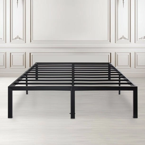 GranRest 14 Dura Metal Bed Frame with Non Slip Feature Queen Size Metal Frame