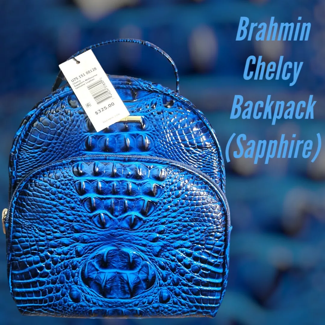 Brahmin Chelcy Backpack Sapphire eBay