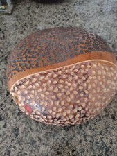 Vintage Gourd Art Signed 8"