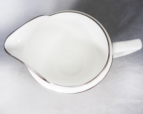 SILVER LAUREL S734 by Minton Creamer 5" wide NEW NEVER USED made in England - Picture 4 of 5