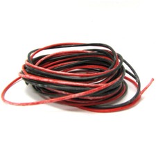 H R Racing HR503 Super Flexible Silicone Lead Wire 5ft Red/Black 1:24 Slot Car