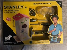 Stanley Jr. Tall Birdhouse Kit  5 Piece Tool Set New