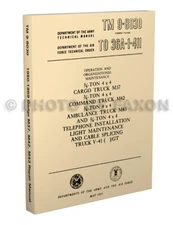 1950-1969 Dodge M37 Shop Manual M42 M43 M201 TM 98030 Truck Repair Service
