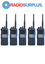 5 x Motorola XPR7550e VHF Radio AAH56JDN9RA1AN  PMAD4147 Antenna