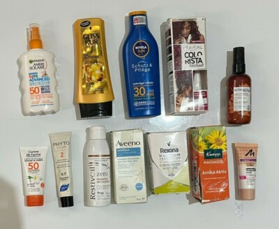BEAUTY Paket Starterset Geschenkset NIVEA GARNIER LSF 50 L'OREAL REXONA PHYTO