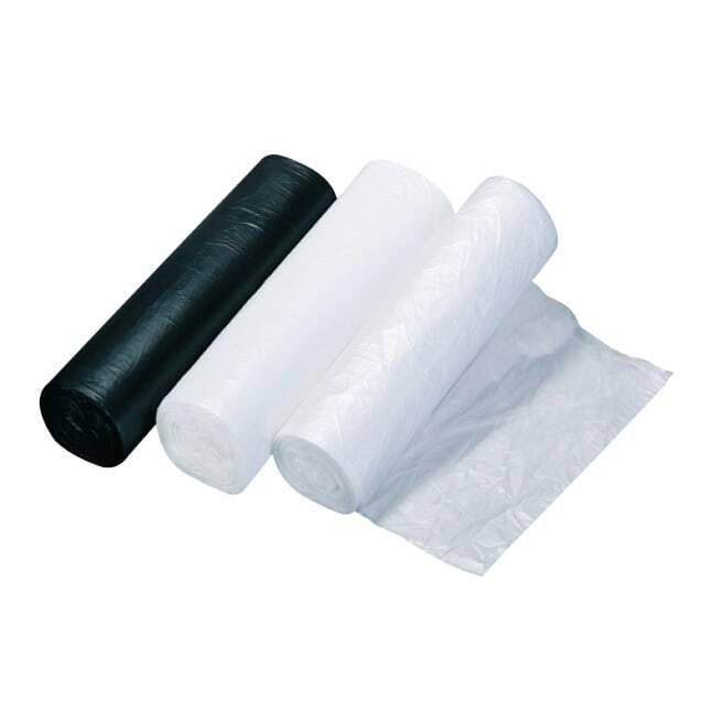 Rollpak RH1037N 20 / 30 Gallon Clear Trash Can Liner Roll - 500 / CS
