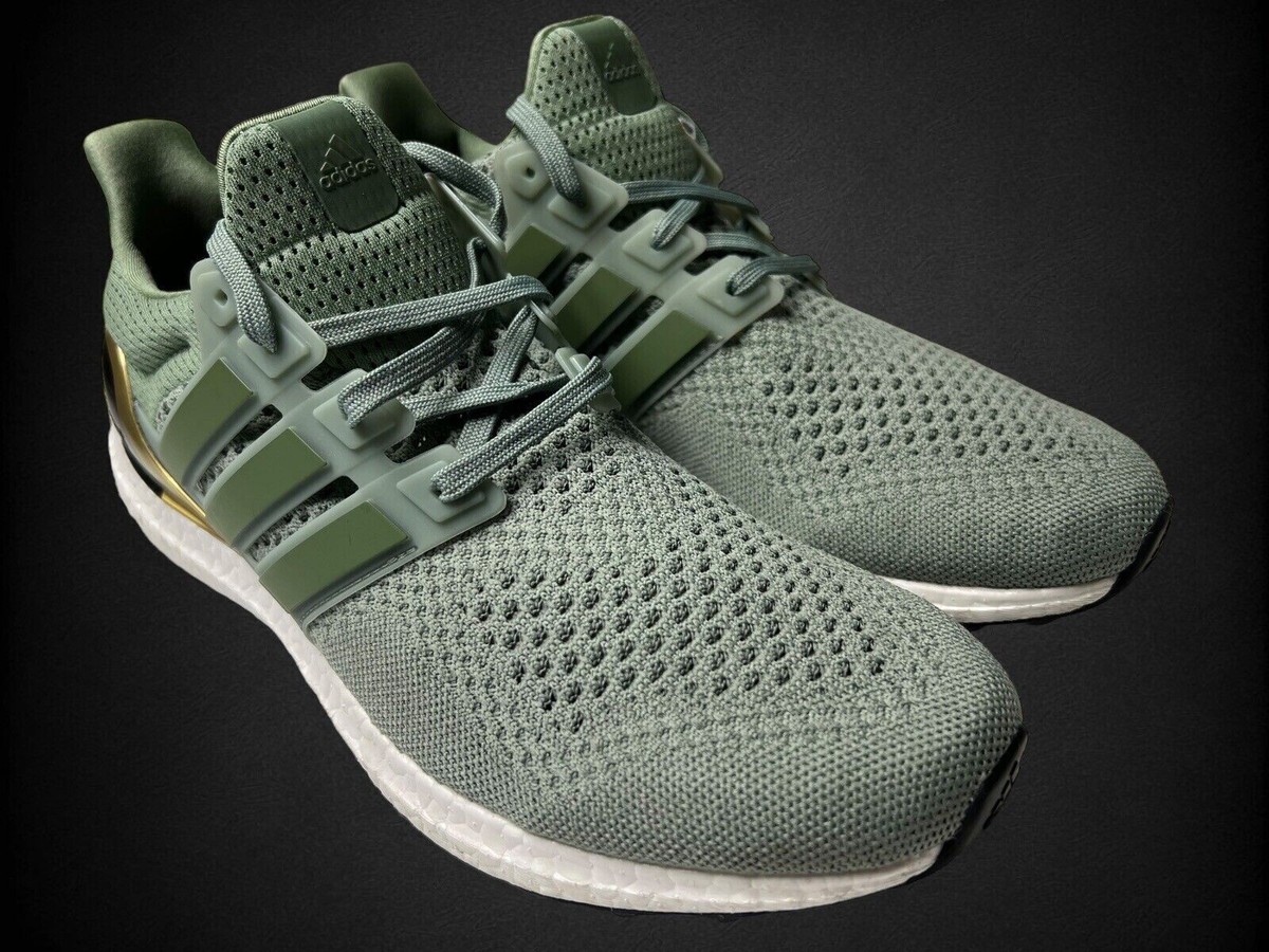 Adidas UltraBoost 1.0 Men Running Shoes Silver Green Gold Size US 8.5  IF5258 NIB | eBay