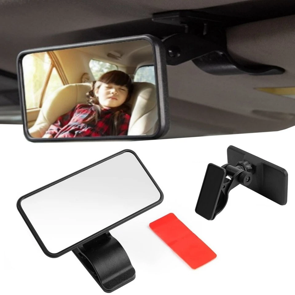 Clip On Baby Backseat Car Rear View Mirror Interior Infant Toddler Child Safety - Image 4 of 4
