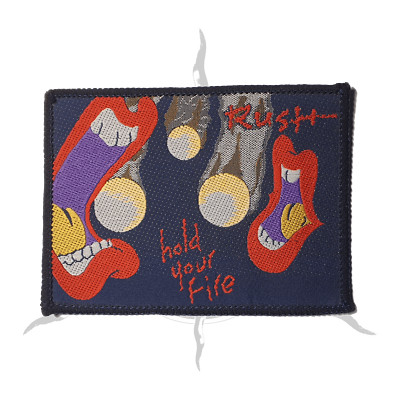 Rush - Hold Your Fire | VTG Patch Prog Rock Aufnäher Memorabilia
