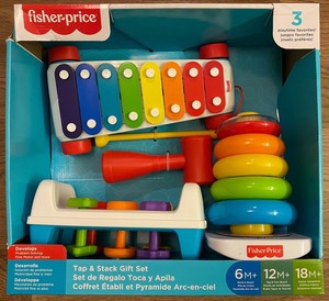 fisher price tap and stack gift set