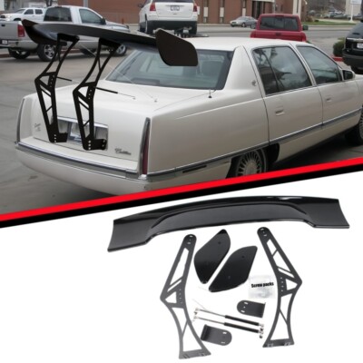 FOR 1994-1999 CADILLAC DEVILLE ADJUSTABLE GT RACING SPOILER TRUNK CHASSIS MOUNT