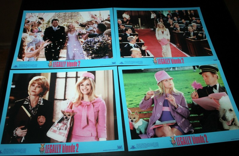 LEGALLY BLONDE 2 Lobby Card Set Reese Witherspoon, Sally Field Jennifer Coolidge