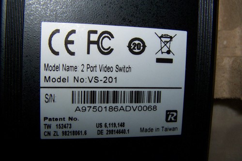 Aten VS-201 2 PC vers 1 moniteur vga vidéo auto switch nos vintage neuf ancien stock - Photo 7/8