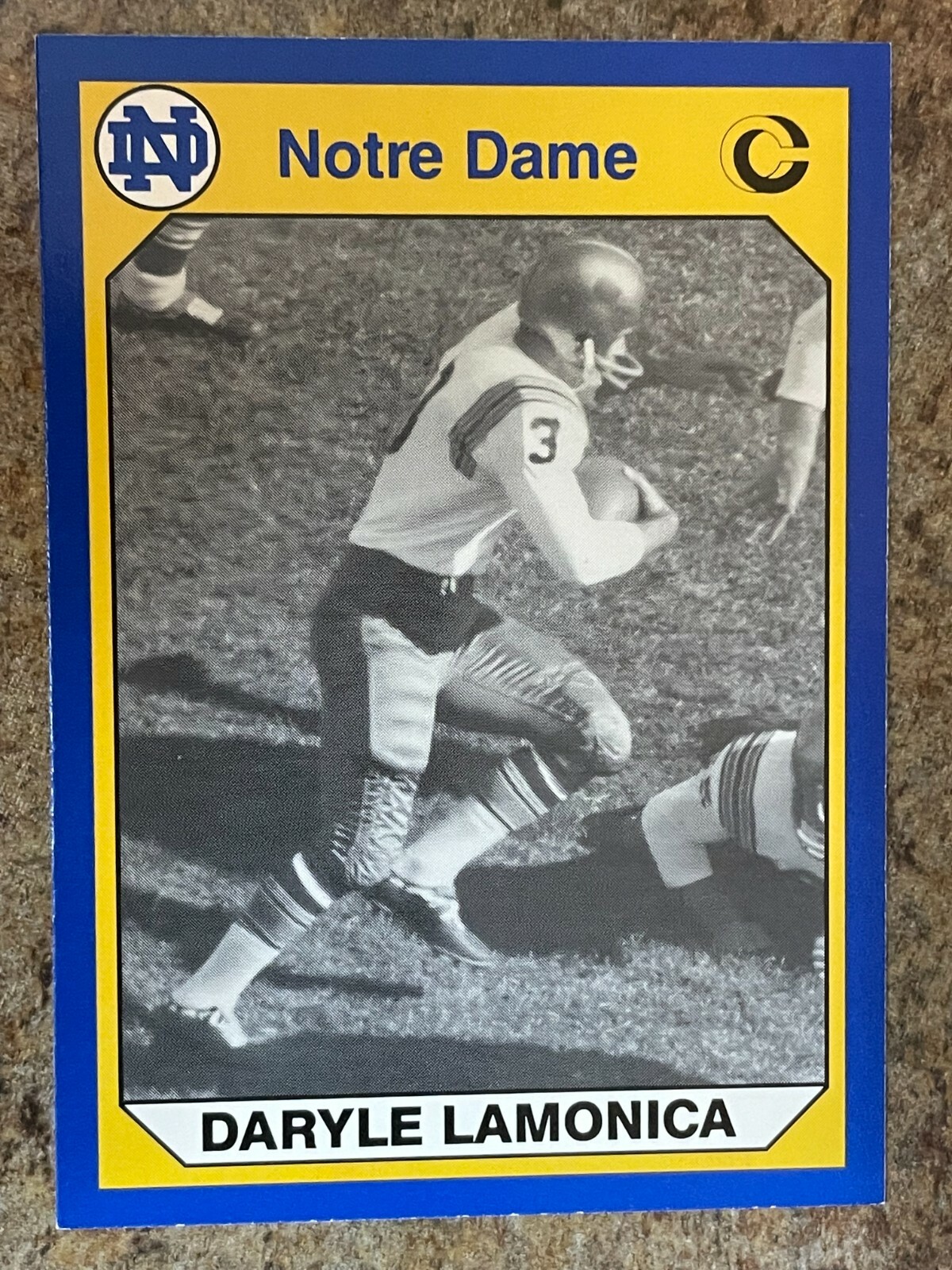 1990 Collegiate Collection #116 Daryle Lamonica - Notre Dame Fighting Irish 