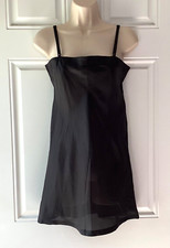 Nwt Junya Watanabe Made In Japan Shiny Black Slip Dress Size S Small