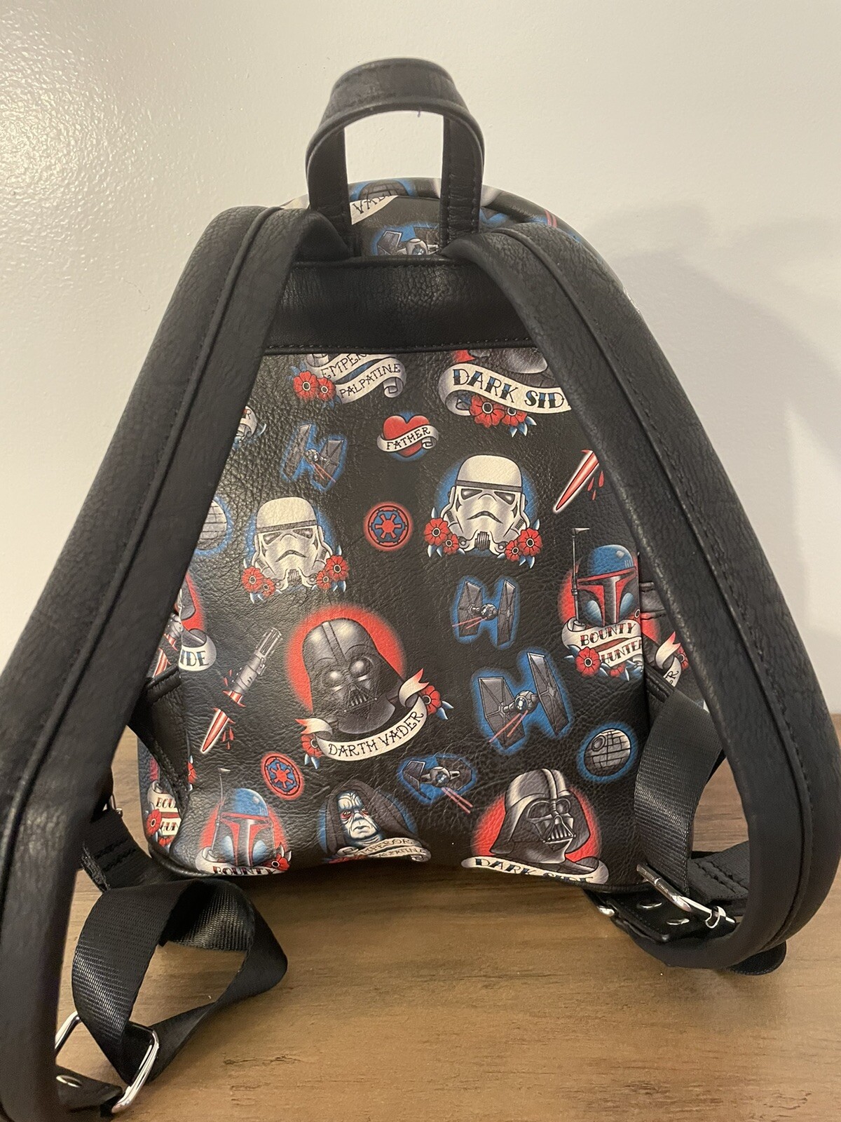 Loungefly Disney Mini Backpack Star Wars Dark Side Bo… Gem