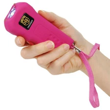 Trigger Stun Gun Pink 75 MVolts Flashlight Self Defense Personal Security Weapon