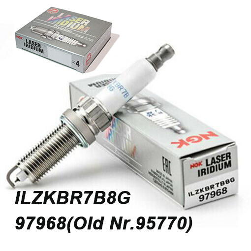Spark Plug NGK 97968 ILZKBR7B8G Old Nr.95770 Laser Iridium fit MINI COOPER 4PC