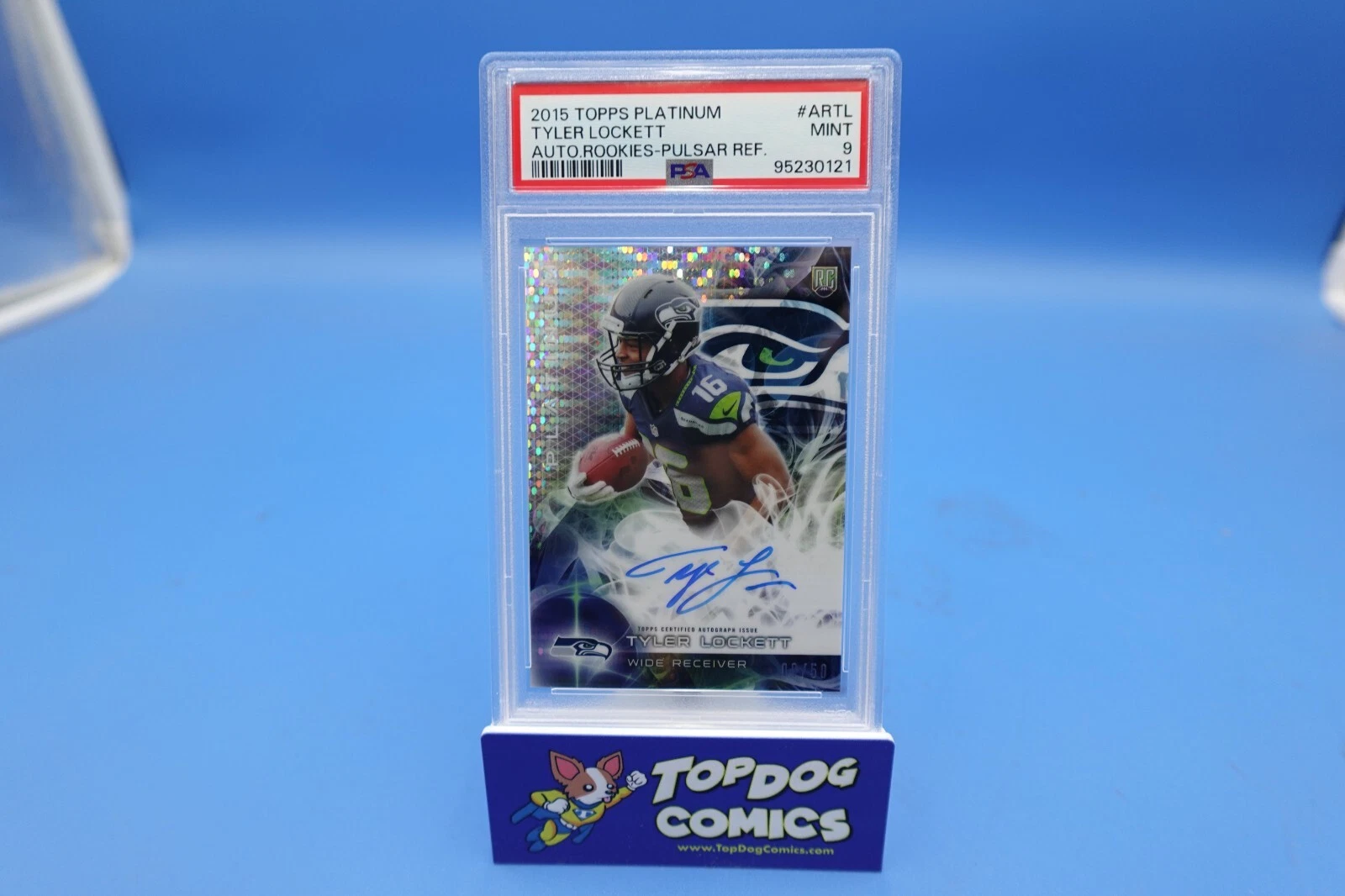 Tyler Lockett Topps Platinum Autograph Rookies #ARTL Pulsar Refractor
