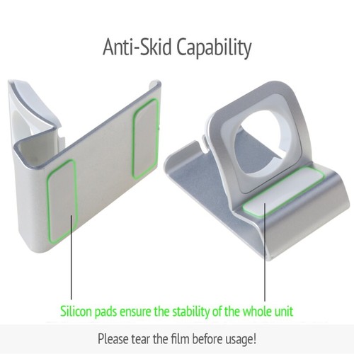 Aluminum Charge Stand Holder Station Dock Mount for Apple Watch Series 1/2/3/4 - Zdjęcie 15 z 25