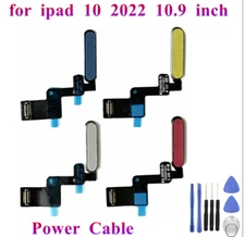On Off Switch Control Key Button Flex Cable Replacement For iPad 10 2022 10.9''