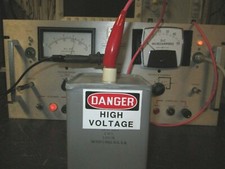 5kV 6uF High Voltage Capacitor TESTED! 5000VDC Made in USA Plastic Capacitors Co