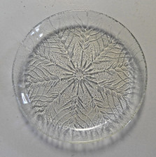 6 Arcoroc Clear Glass Wheat Dessert Plates 5 ...
