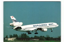 Postcard Airline BOGAZICI BHT DC 10 TC-JAU CC10.