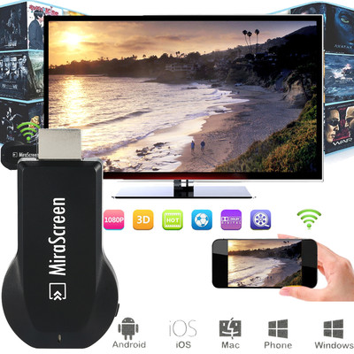 Wireless WiFi HDMI TV Dongle Video Adapter for iPad iPhone 16 15