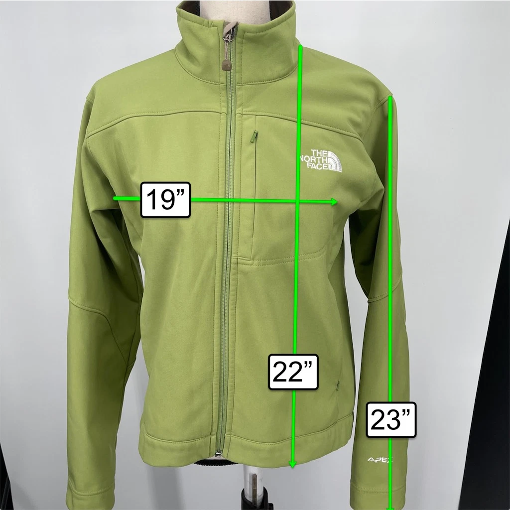 north-face apex softshell mock neck zipper mesh pocket jacket