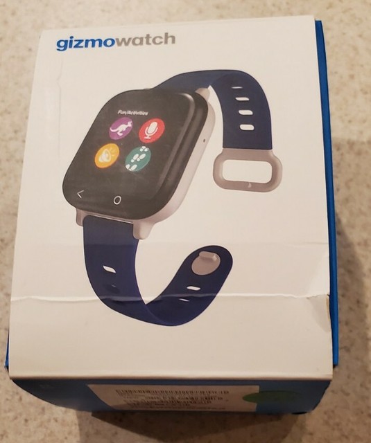 Gizmowatch Gizmo Watch Smartwatch Verizon Wireless - Black With Blue Band for sale online | eBay