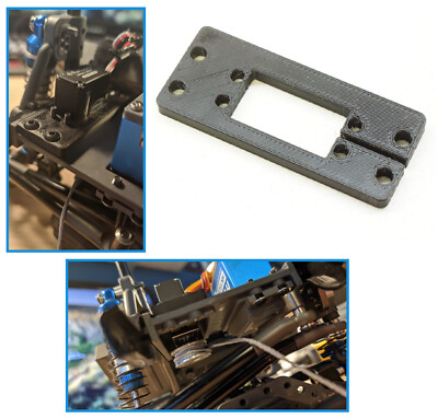 Seilwindenadapterplatte Für Reefs 99 Micro Servo Auf Element Enduro RC Crawler