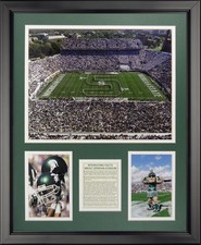 Legends Never Die Michigan State Spartan Stadium Framed Photo Collage 16x20