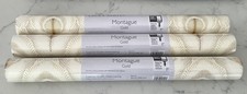 Laura Ashley Montague Gold Paste The Wall Wallpaper x 3 Rolls - Same Batch No.