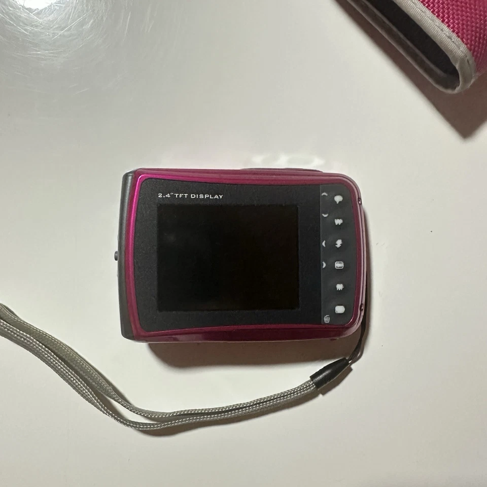 Aquapix W1024-P Underwater Camera Compact Digital 3M Waterproof Pink - Sehr gut - Bild 2 von 3