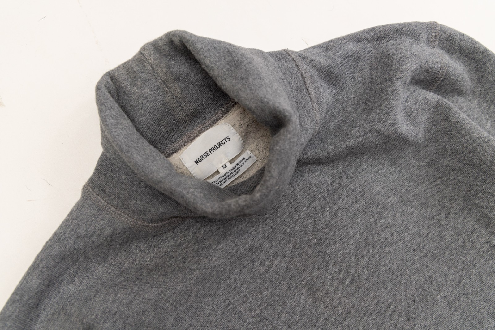 Norse Projects Bue Roll Merino Grey Size S image 4