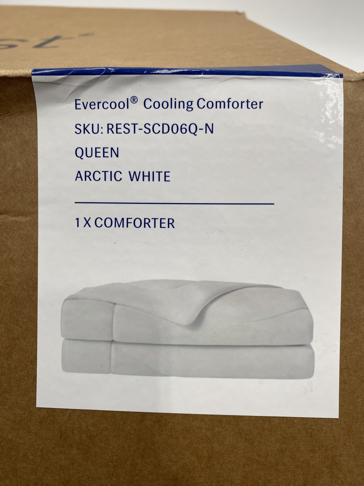REST Evercool Cooling Comforter Queen 90x90 Arctic White