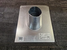 (QTY 3) SELKIRK 104825 Roof Flashing, 16" OAL, 13-1/4 in OAW, Galvanized Steel